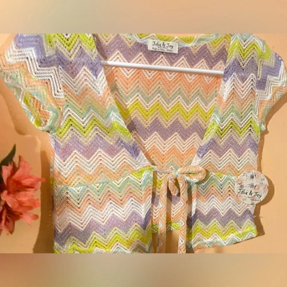 - 🛍️Jolie &Joy shirts &Top Girls Multicolor super cute Top Size:Small 💥